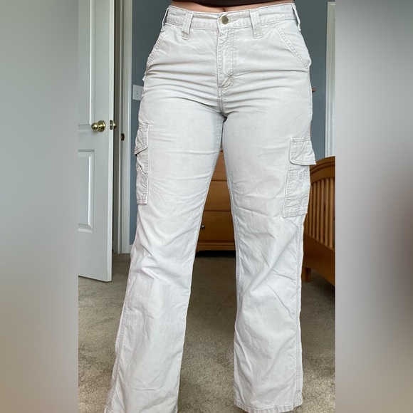 Tan Carharrt cargo pants, 31x32, lightly worn - Picture 4 of 5